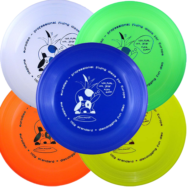 eurodisc® Hundefrisbee 110g Standard gelb